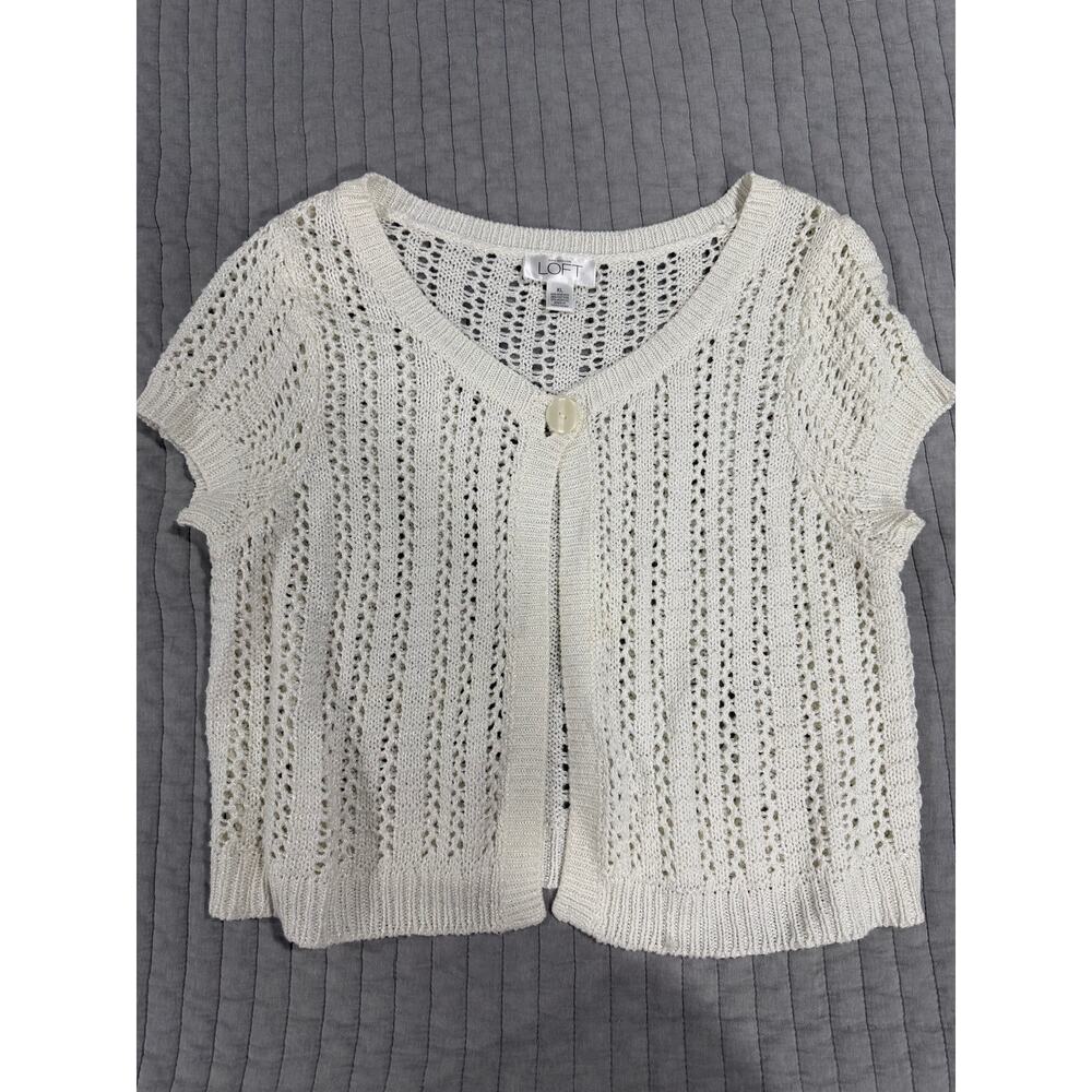 White Knit Cardigan